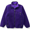 1990 Patagonia Made In The U.S.A. Retro Pile Cardigan, Eggplant (L)