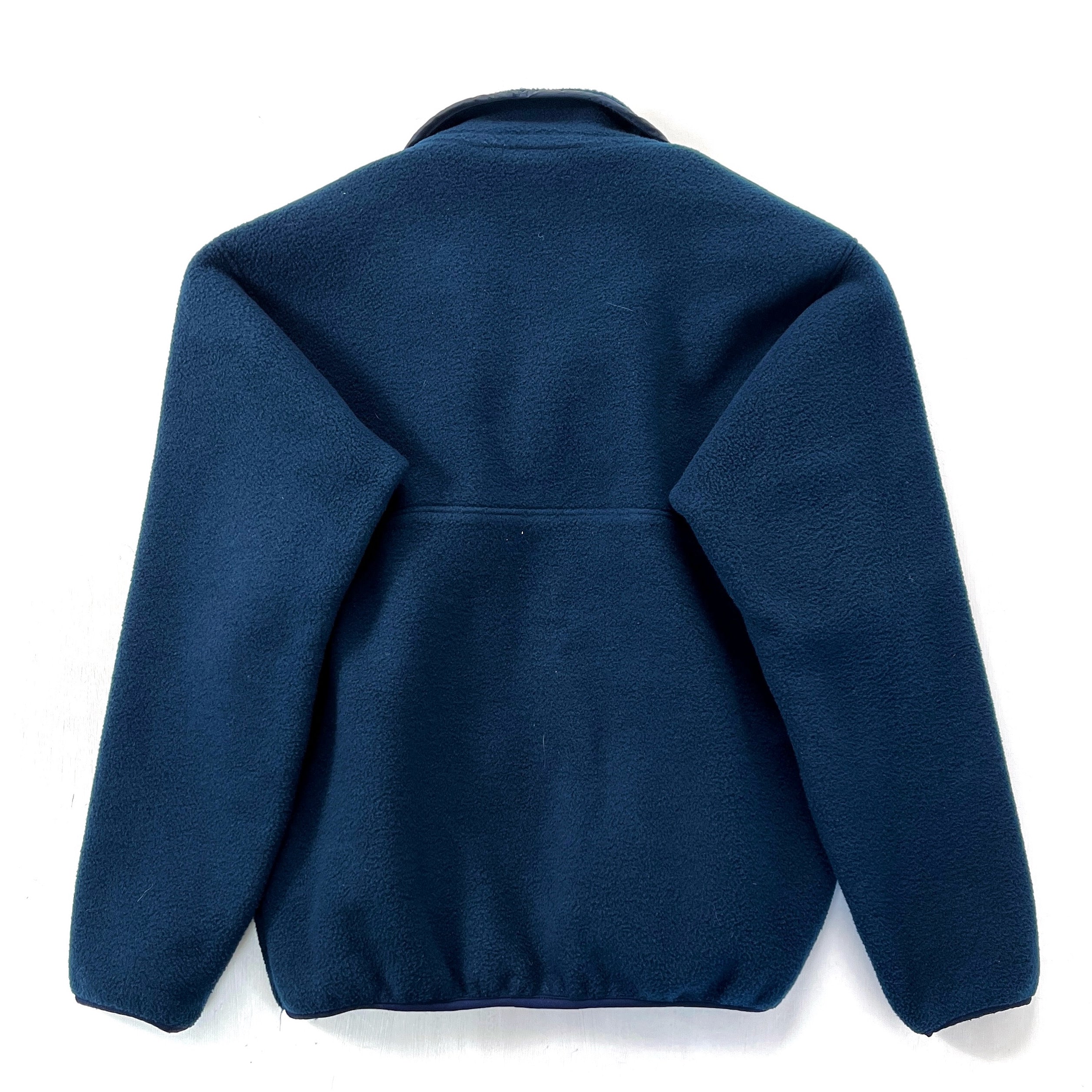 1993 Patagonia Synchilla Snap-T Pullover, Bright Navy & Storm Blue (M)