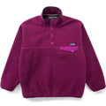 1994 Patagonia Synchilla Snap-T Fleece Pullover, Plum & Carbon (L)