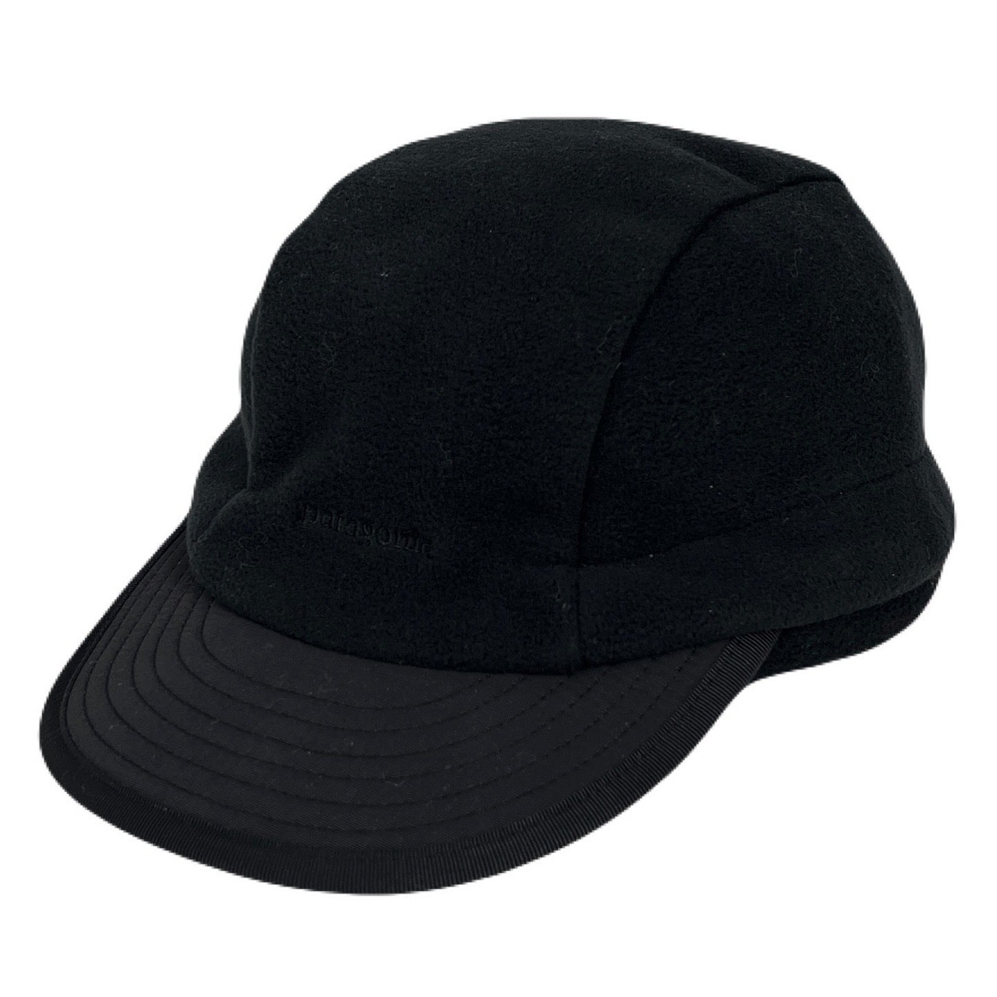 20011 Patagonia Synchilla Fleece Duckbill Cap, Black & Black (L)