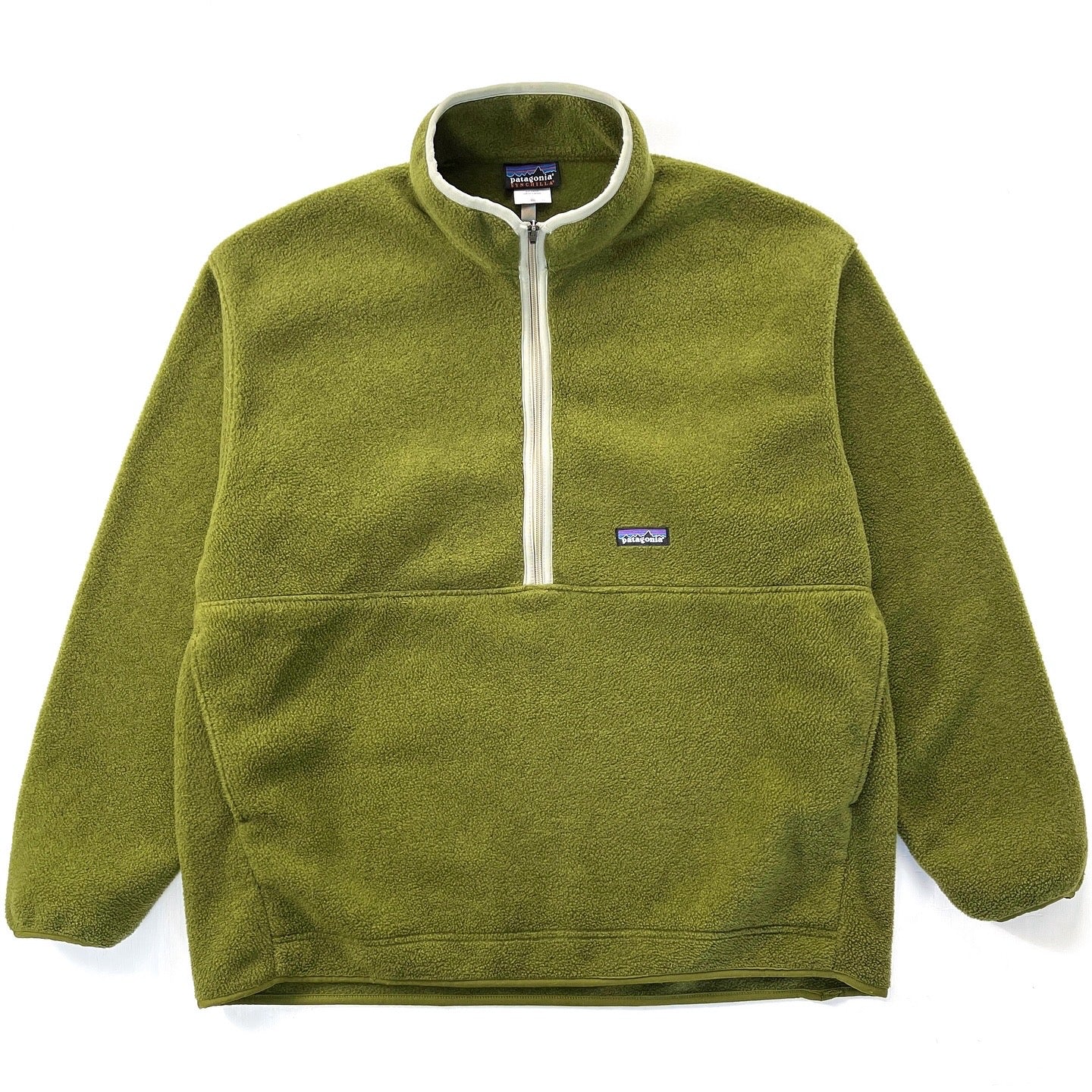 2003 Patagonia Synchilla Marsupial Pullover, Cactus & Sage Khaki (XL/XXL)