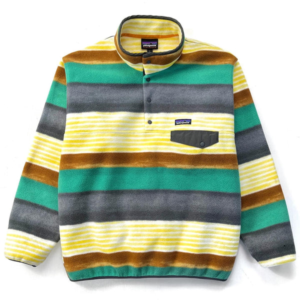 2016 Patagonia Printed Synchilla Snap-T, Painted Fitz Stripe (L)