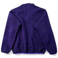 1990 Patagonia Printed Synchilla Snap-T, Houndstooth: Purple (M)