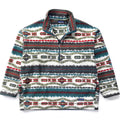 1994 Patagonia Printed Synchilla Sweater, Sacajawea: Ivory (XL)