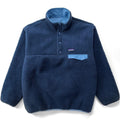 2007 Patagonia Reversible Deep Pile Snap-T Pullover, Chalk Blue (L)