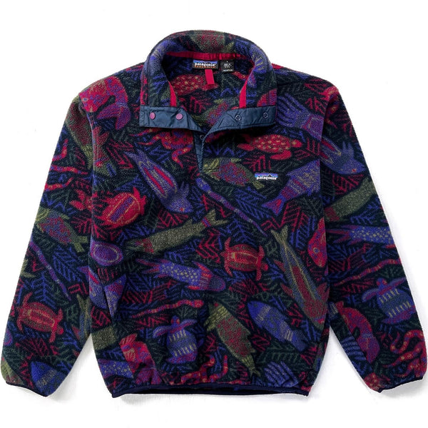 1996 Patagonia Printed Synchilla Snap-T, Deep Under: Night Sky (S)