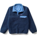 2007 Patagonia Reversible Deep Pile Snap-T Pullover, Chalk Blue (S)