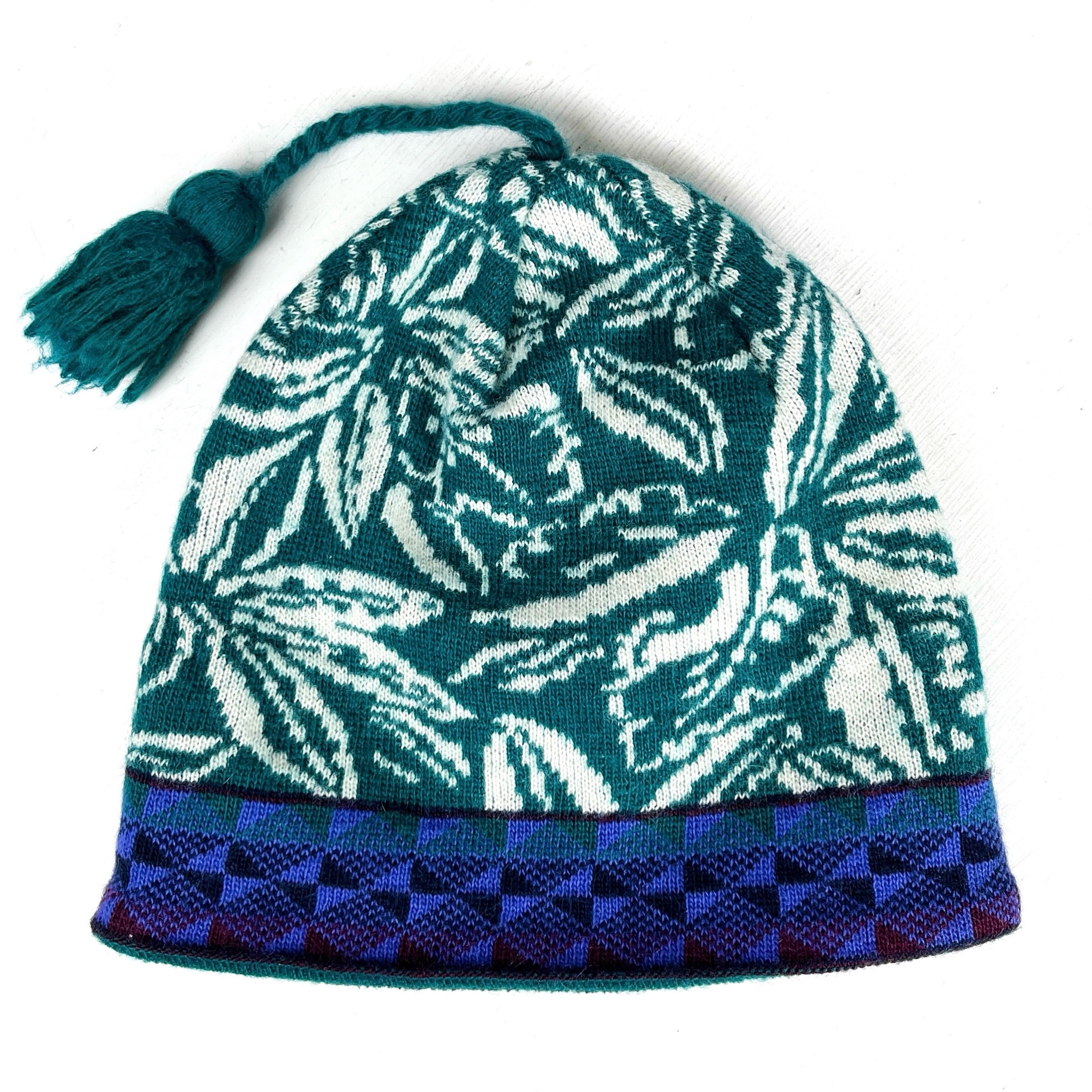 1994 Patagonia Made In France Printed Lightweight Ski Hat (OS)