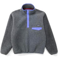 1989 Patagonia Made In The U.S.A. Synchilla Snap-T, Charcoal (M)