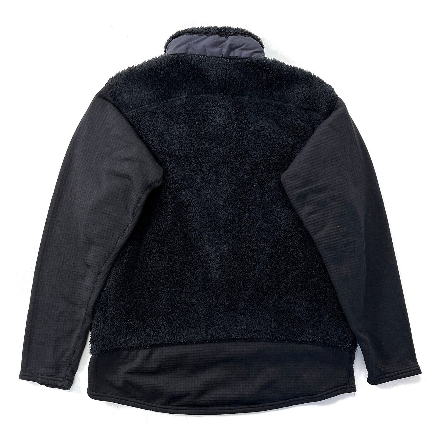 2002 Patagonia Made In The U.S.A. R2 Alpinefur Fleece Pullover, Black (L)