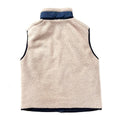 1996 Patagonia Retro-X Fleece Vest, Natural & Storm Blue (S/M)