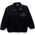 1997 Patagonia Synchilla Snap-T Pullover, Black & Hunter (L)