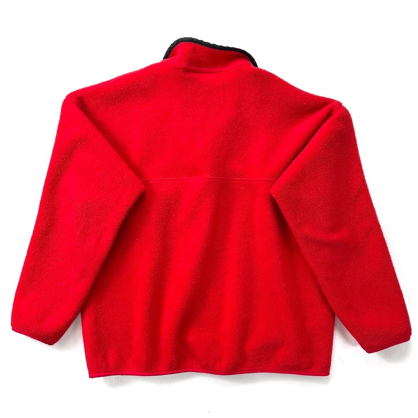 1994 Patagonia Synchilla Snap-T Fleece Pullover, French Red (XL)