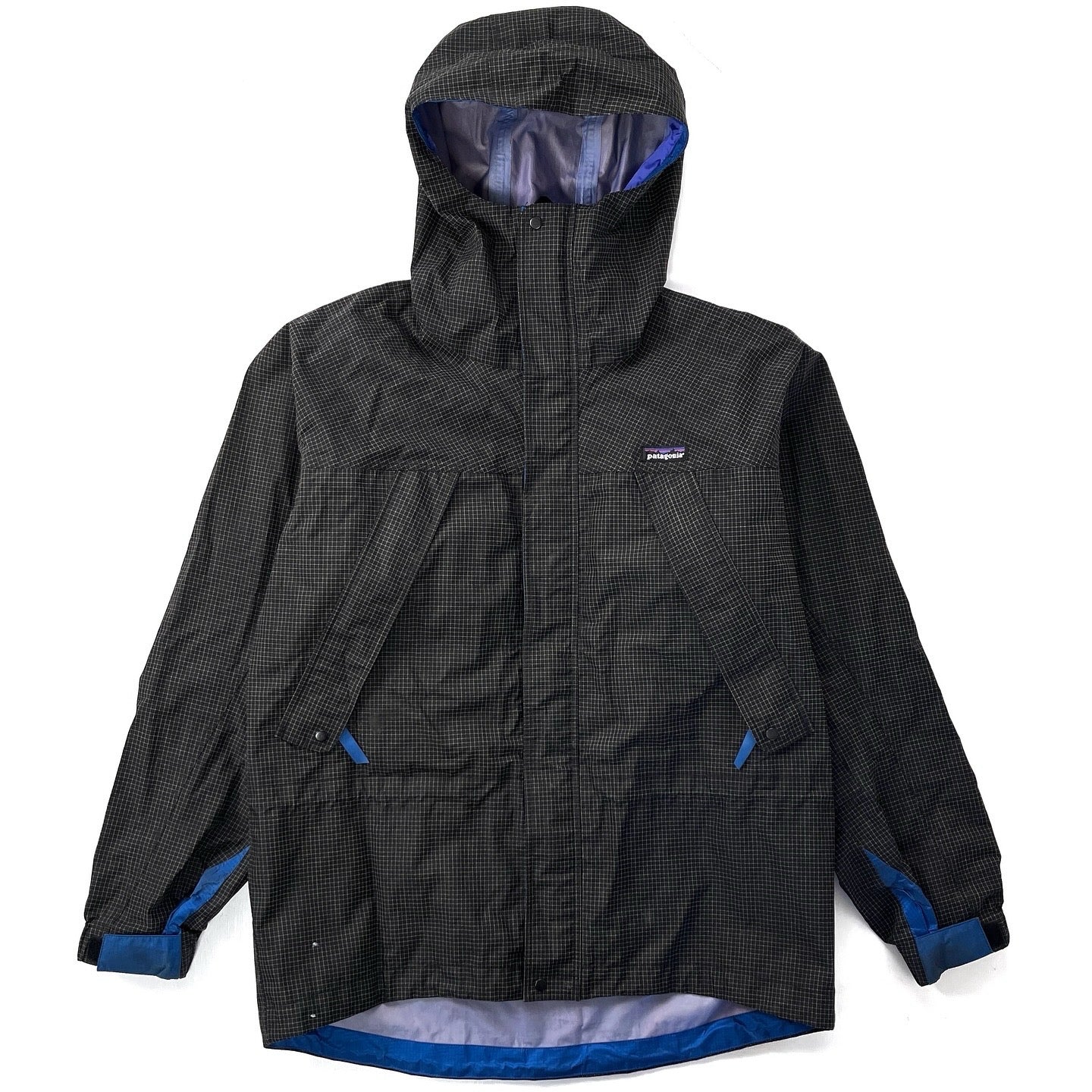 1994 Patagonia Super Alpine “Gridman” Full-Zip Shell Jacket, Black (M/L)