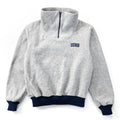 1982 Patagonia Bunting Half-Zip Fleece Sweater, Grey & Navy (S/M)