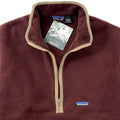 2002 Patagonia NWT Synchilla Marsupial Fleece Pullover, Cattail & Retro Khaki (L)
