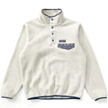 2018 Patagonia Womens Synchilla Snap-T, Pelican & Stone Blue (S)
