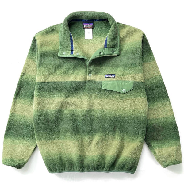 2015 Patagonia Printed Synchilla Snap-T, Hand Dipped: Green (M)