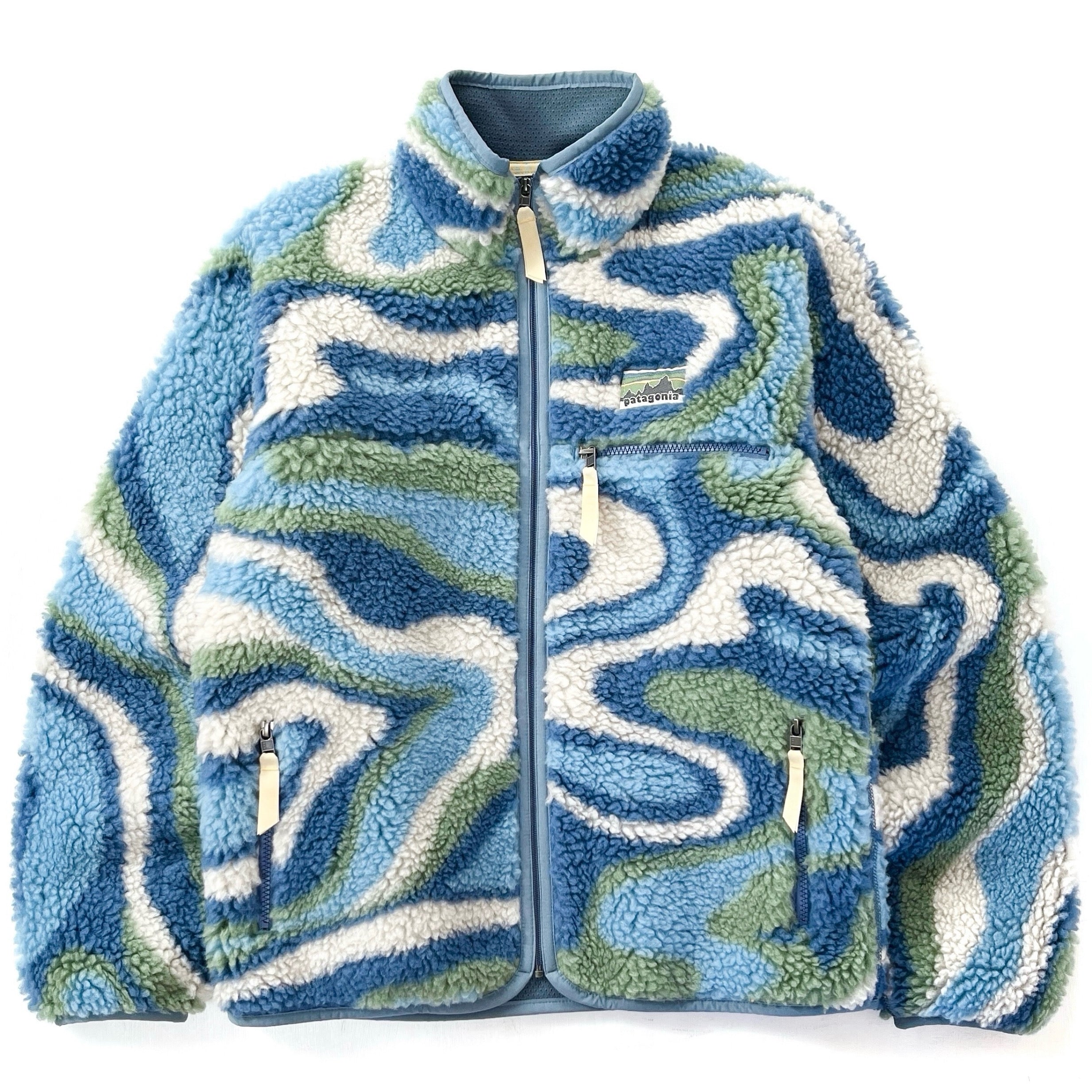 2024 Patagonia Natural Blend Retro Cardigan, Swirling Earth: Thermal (S/M)