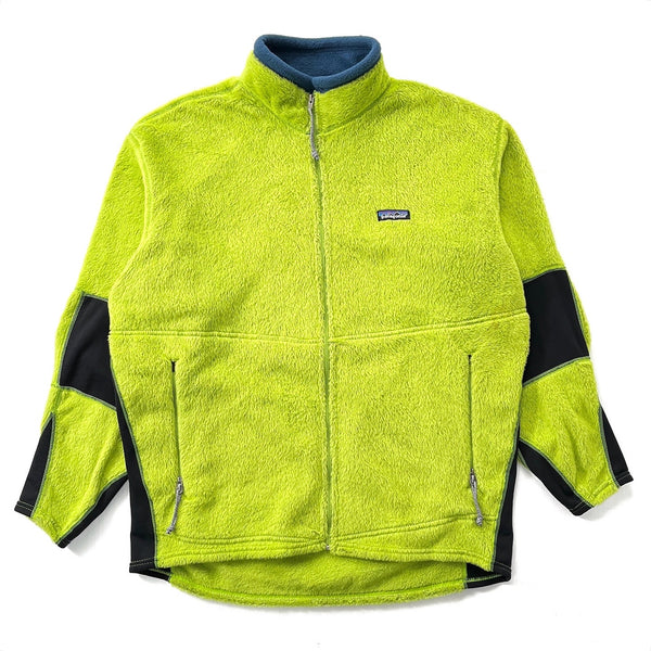 2000 Patagonia R2 Full-Zip Regulator Fleece Jacket, Bright Leaf Green (XL)