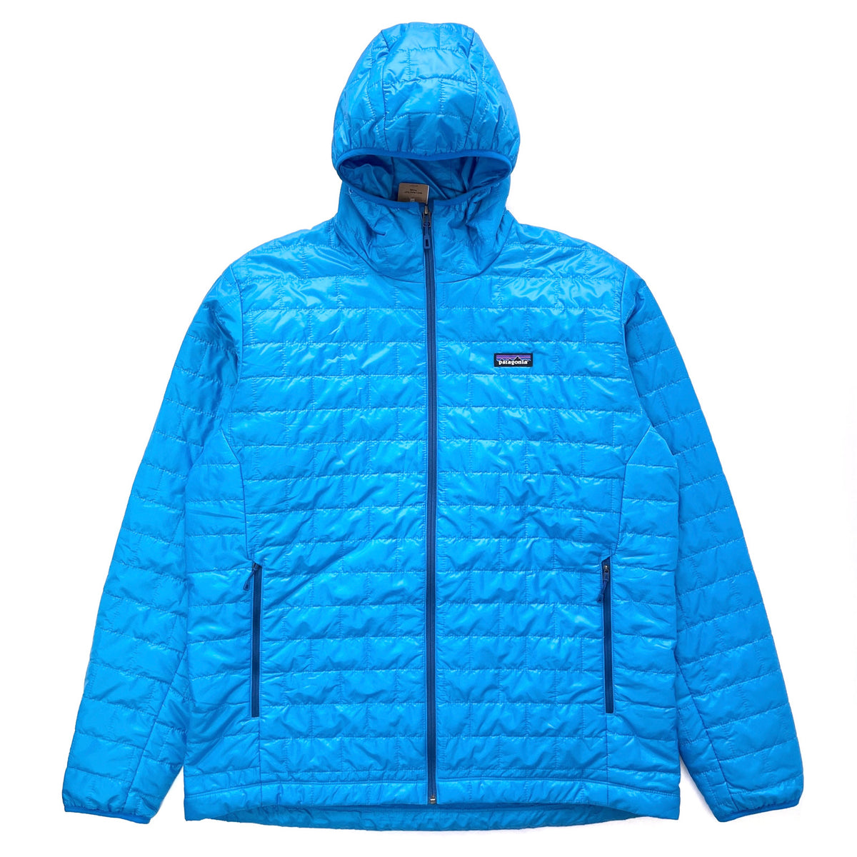 2020 Patagonia NWT Mens Nano Puff Insulated Hoody, Andes Blue (XXL)