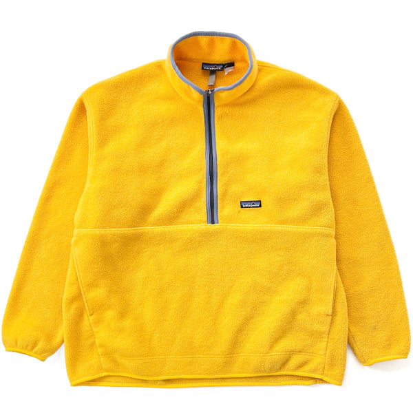 2002 Patagonia Synchilla Marsupial Pullover, Saffron & Grey (XXL)