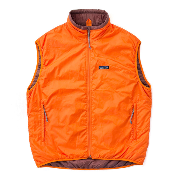 2002 Patagonia Puffball Insulated Ripstop Vest, Hot Lava (XL)