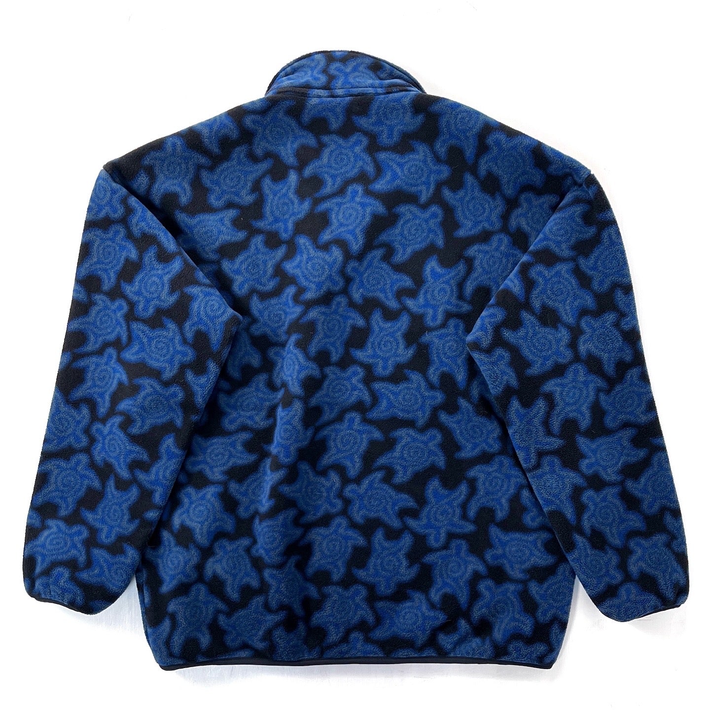 1995 Patagonia Made In The U.S.A. Printed Synchilla Snap-T, Zen Turtle: Night Sky (XL)