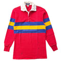 1970s Patagonia First Edition Big Label Rugby Shirt, Red / Blue / Yellow (S)