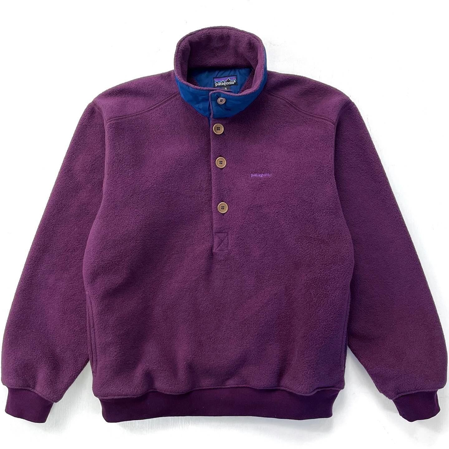 1991 Patagonia Made In The U.S.A. Collared Synchilla Sweater (S)