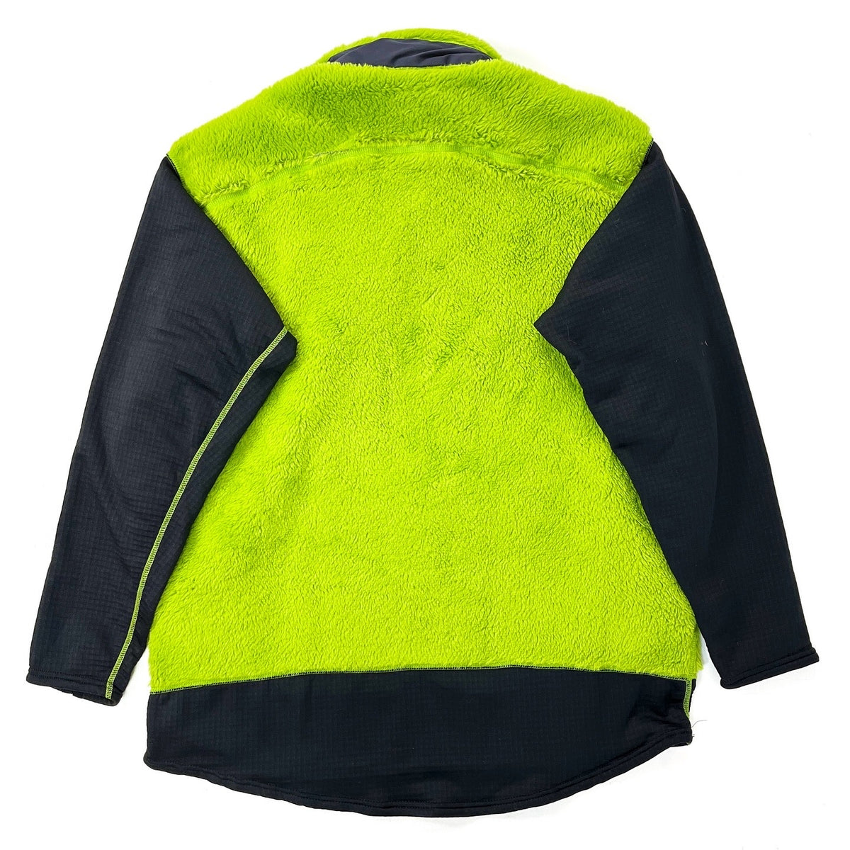 2002 Patagonia Made In The U.S.A. R2 Alpinefur Fleece Pullover, Neon Green (XL)