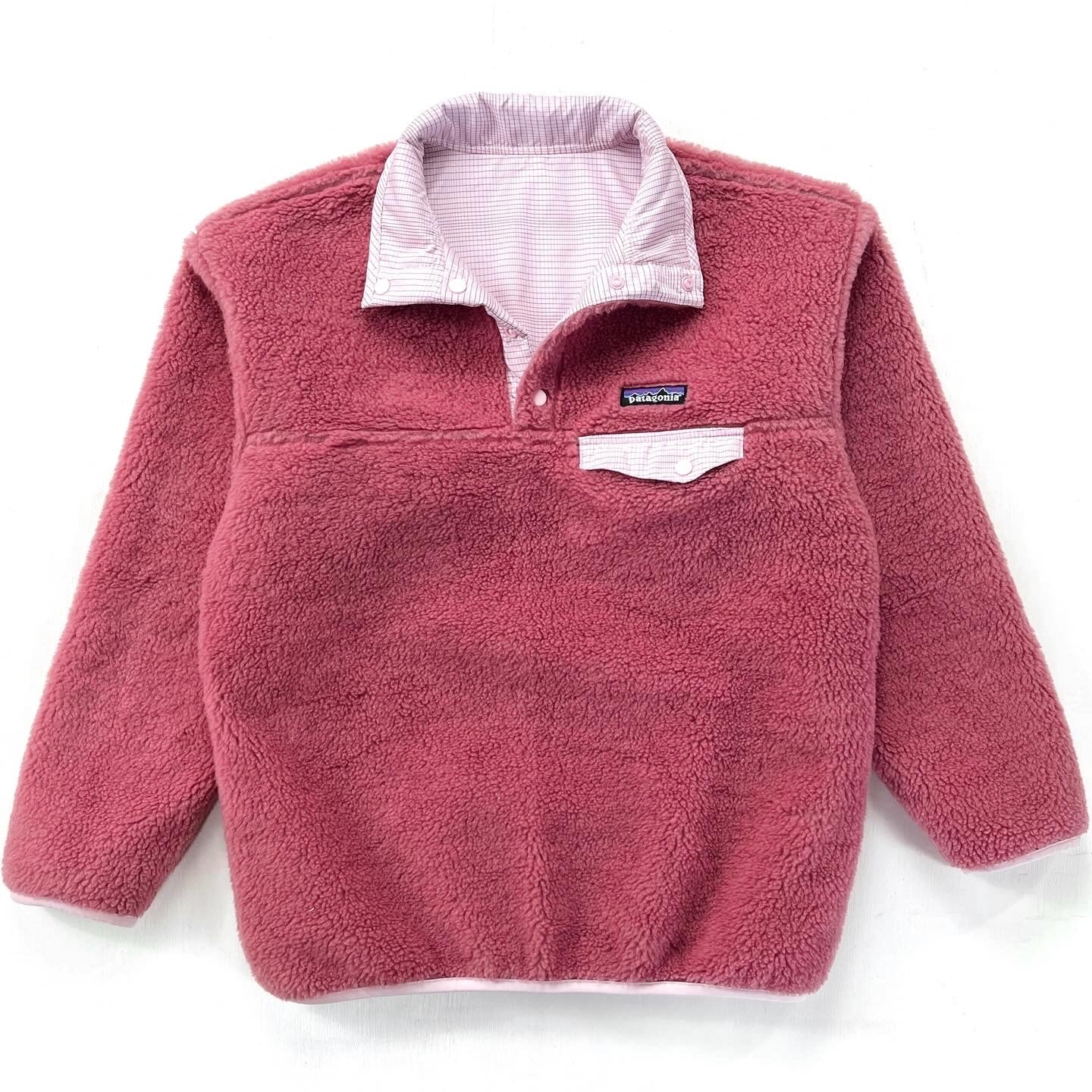 2007 Patagonia Womens Reversible Deep Pile Snap-T Pullover (S)