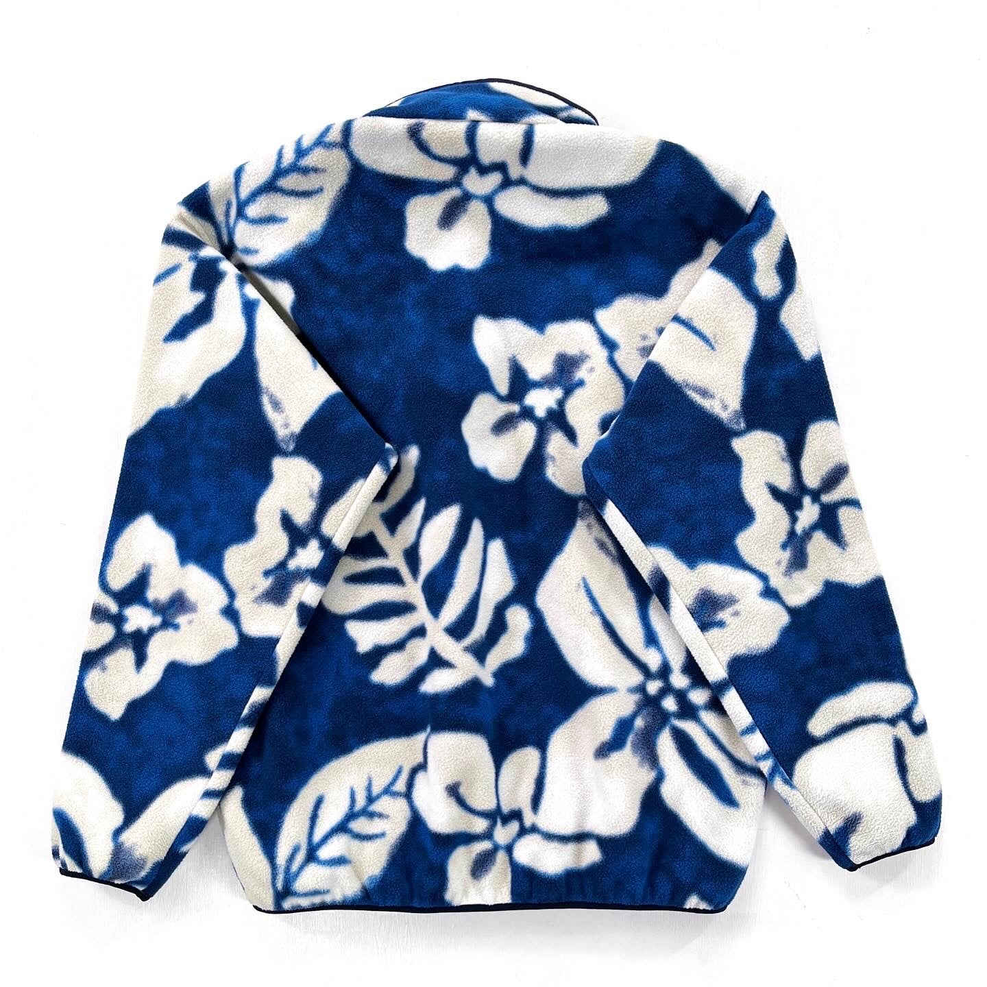 2015 Patagonia Printed Synchilla Snap-T, Spice Garden: Blue (L)