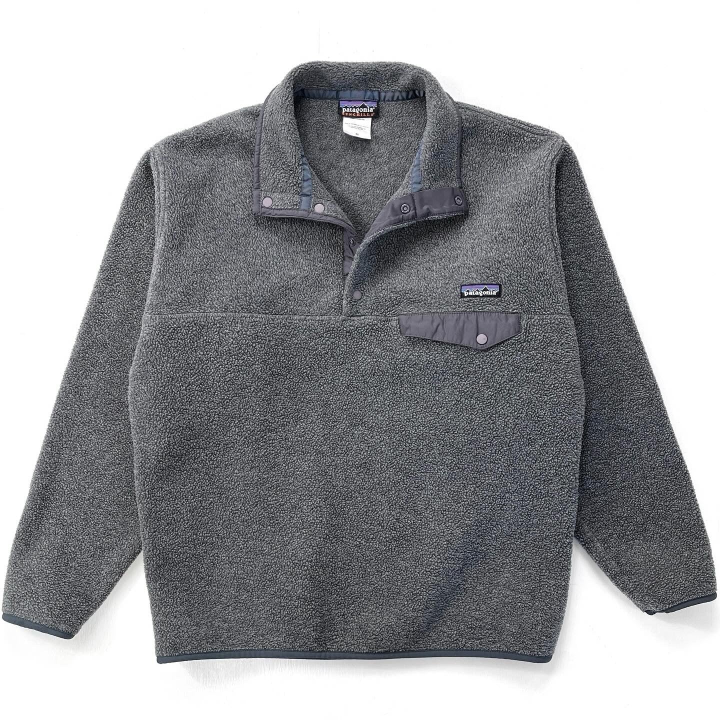 2005 Patagonia Synchilla Snap-T Pullover, Charcoal Heather (M)
