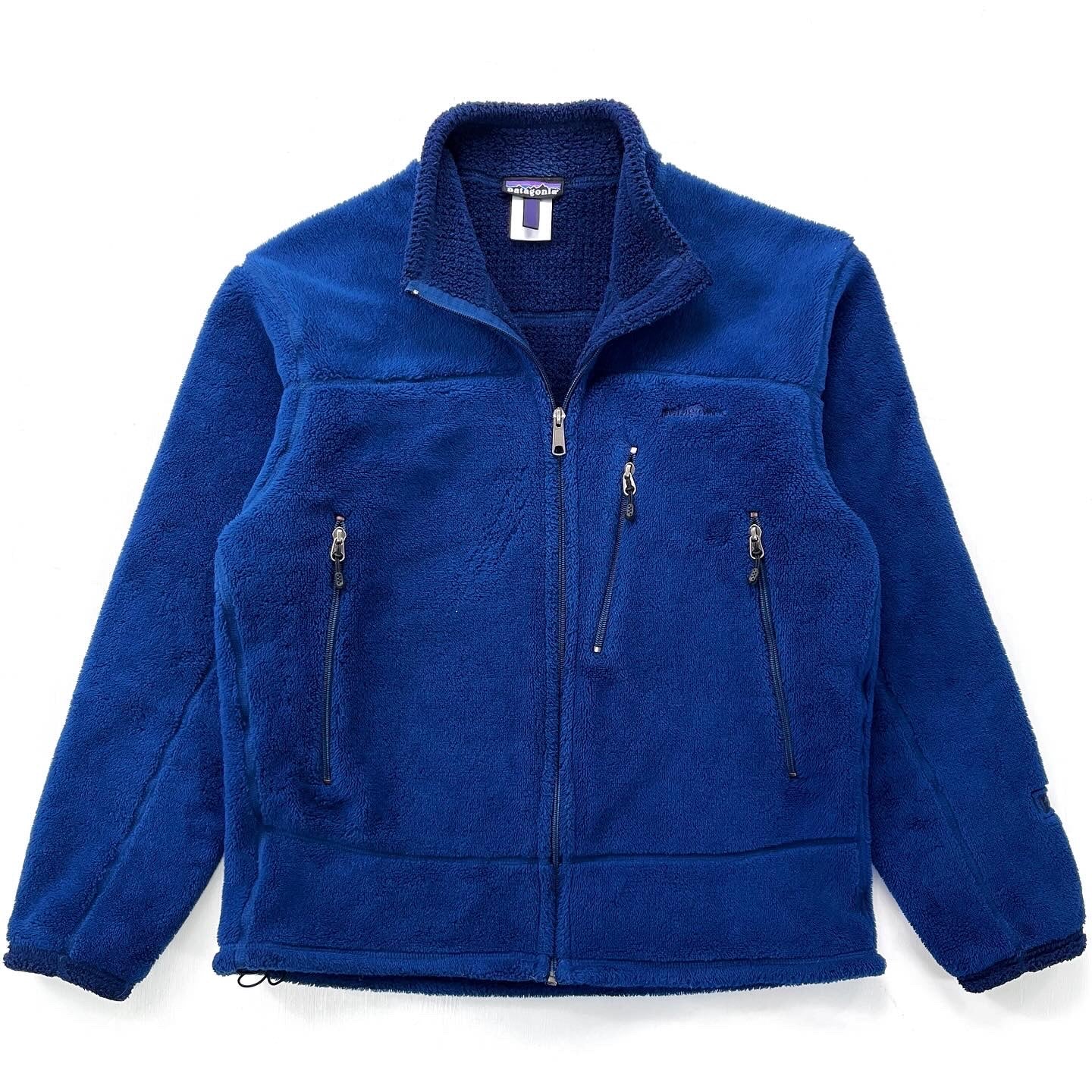 2004 Patagonia Mens R4 High-Pile Fleece Jacket, Deep Blue (M)