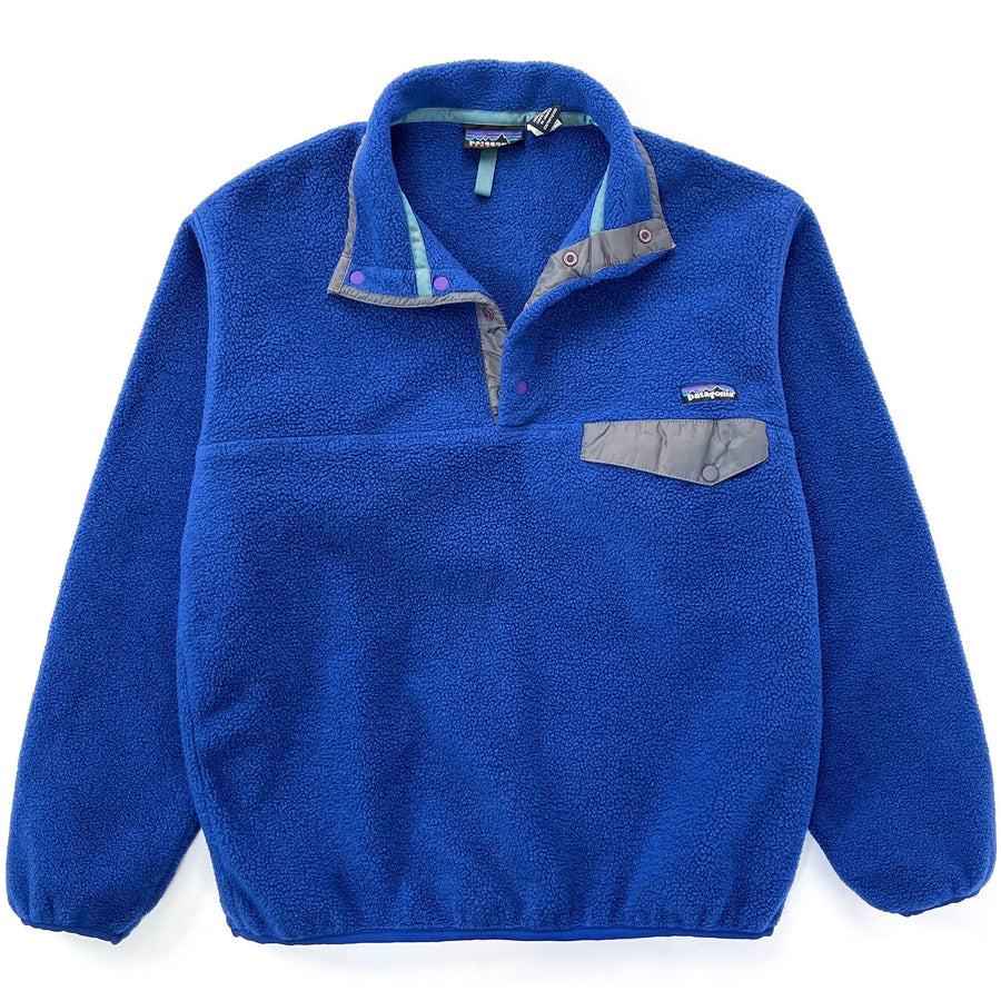 1997 Patagonia Synchilla Snap-T Fleece Pullover, Blueberry (M)