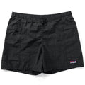 1995 Patagonia 4” Wave Logo Ripstop Nylon River Shorts, Gridstop: Black (L)