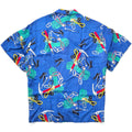 1980s Chouinard Equipment Mens Rayon Hawaiian Shirt, Climbing Gear Print (XL)