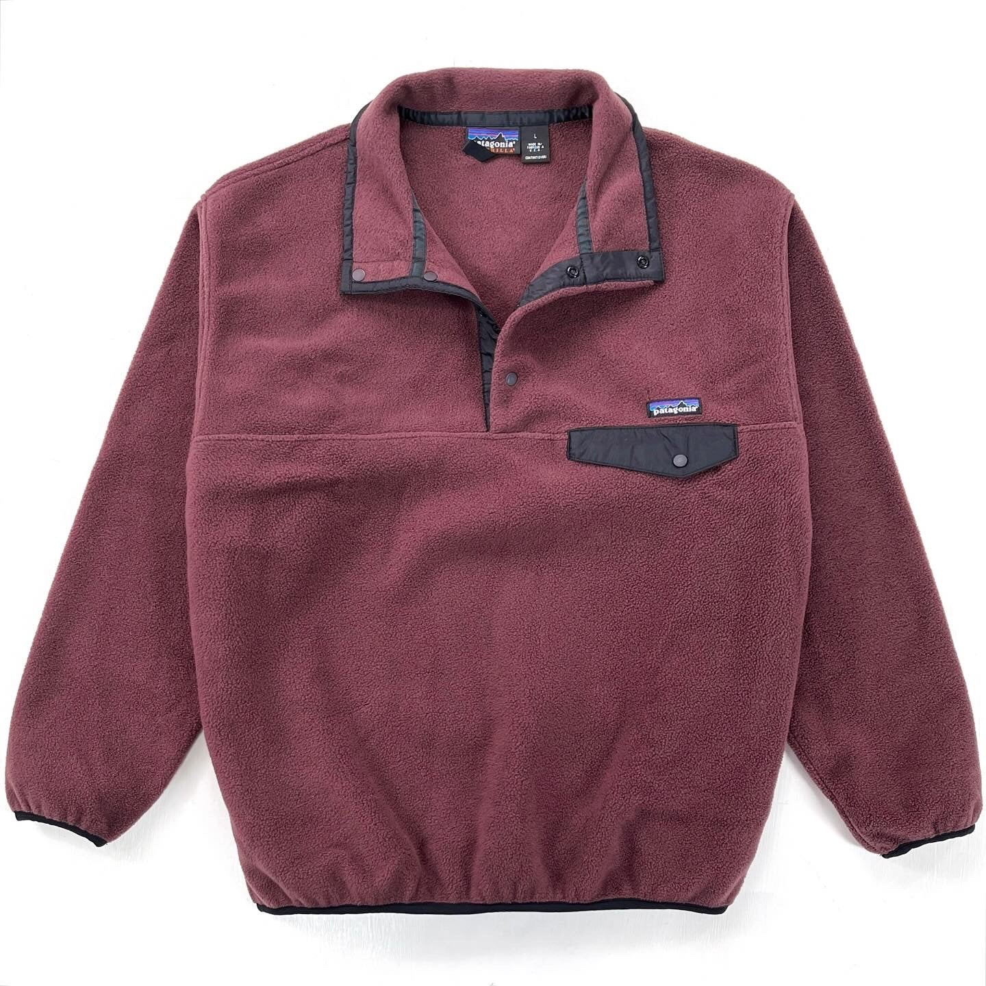 2001 Patagonia Made In The U.S.A. Synchilla Snap-T, Balsamic (L)