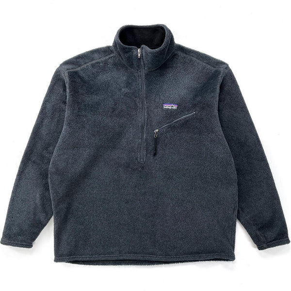 2002 Patagonia High-Pile R2 Simple Pullover, Pewter Heather (XL)