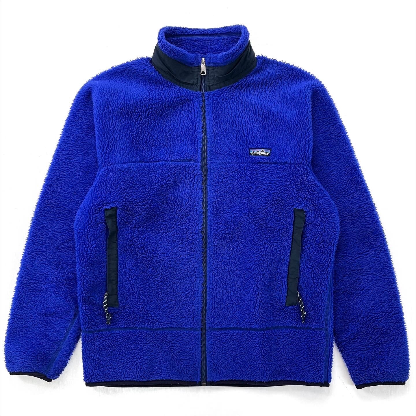 1996 Patagonia Retro-X Fleece Jacket, Blueberry & Spruce (M)