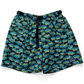2000 Patagonia Mens 5” Printed Nylon River Shorts, Fish: Black (M)