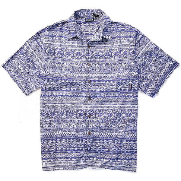 1997 Patagonia Organic Cotton A/C Print Shirt, Tradewinds (M)