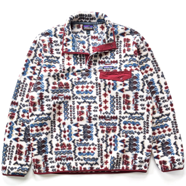 2022 Patagonia Printed Synchilla Snap-T, Wandering Woods: Pumice (L)