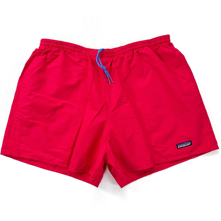 1991 Patagonia Mens 4” Nylon Baggies Shorts, Red (XL)