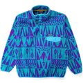 2017 Patagonia Printed Synchilla Snap-T, Tribal Geo: True Teal (L)