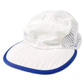 2000 Patagonia Made In The U.S.A. Vented Duckbill Cap, White & Blue (L)