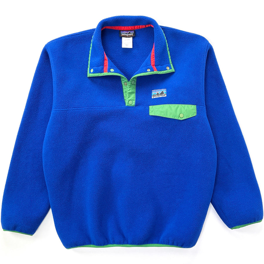 2008 Patagonia X UO Limited Edition Synchilla Snap-T, Cobalt & Emerald (L)