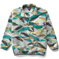 2016 Patagonia Printed Synchilla Snap-T, Trout Tails: Green (L)