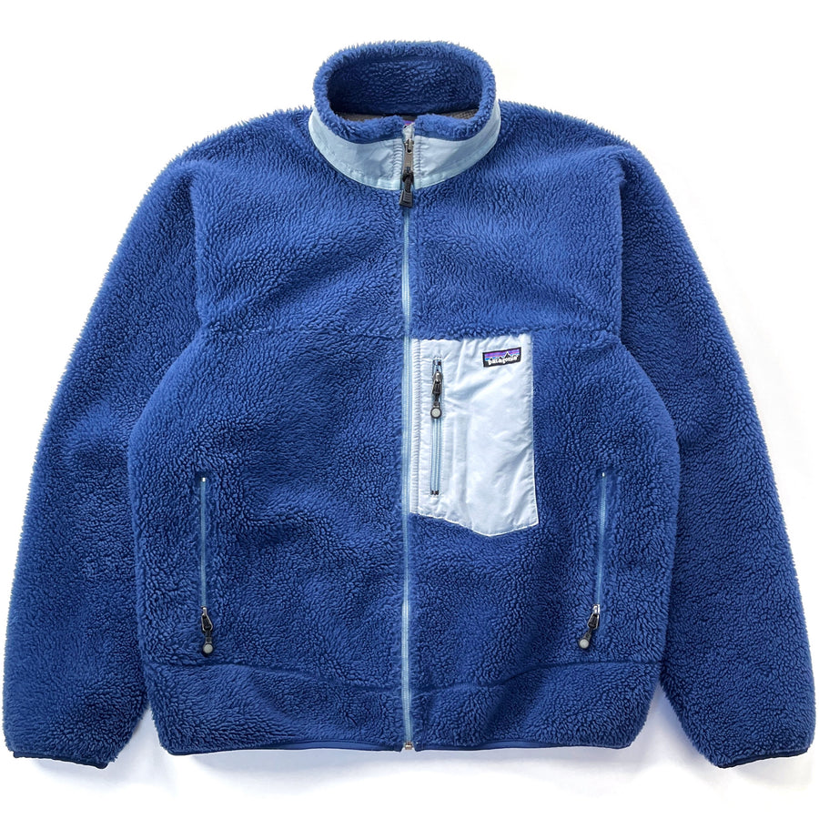 2005 Patagonia Made In The U.S.A. Classic Retro-X Fleece Jacket, Horizon Blue (L)